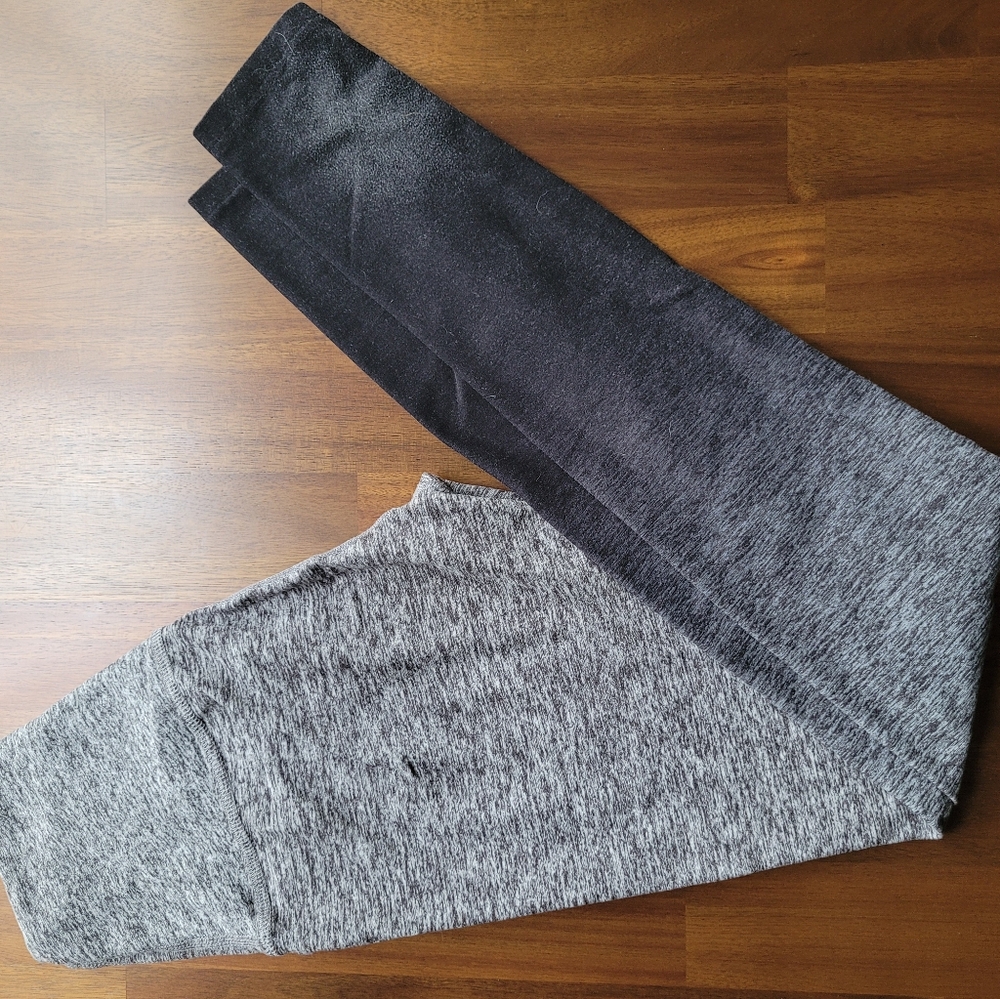Beyond Yoga Spacedye Black and Gray Leggings